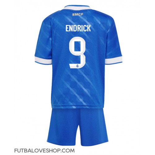Dres Real Madrid Endrick #9 Tretina pre deti 2025-26 Krátky Rukáv (+ trenírky)